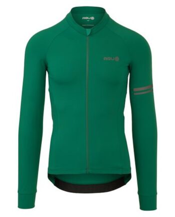 Agu Performance Solid Jersey Cykeltrøje Lange ærmer Herre Mystic Green