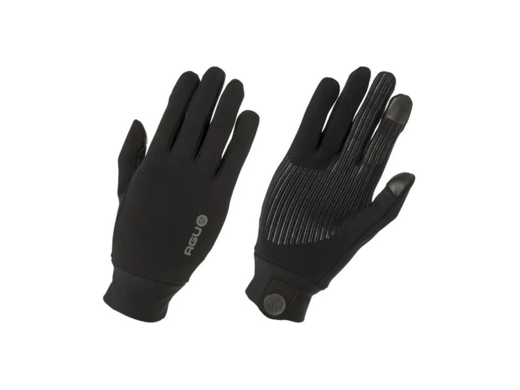 Agu Stretch Cykelhandsker Sort Str
