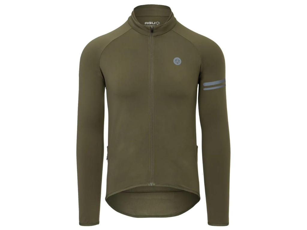 Agu Thermo Jersey Essential Cykeltrøje     Army Grøn Str