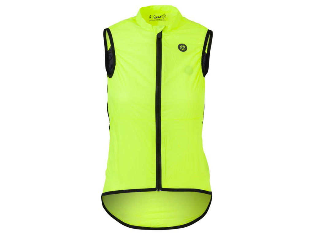 Agu Wind Body Ii Essential Cykelvest Neon Gul Dame Str