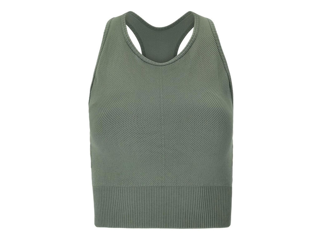 Athlecia Flow Seamless Sports Bh Dame Desert Green  Str  Xxs Xs