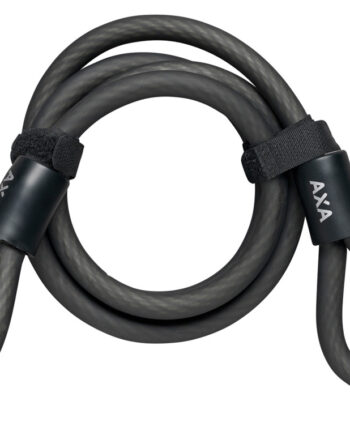 Axa Double Loop 120 10 Dobbelt Loop-kabel 120 Cm Sort