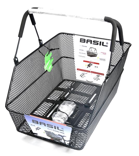 Basil Cento Mik Bagkurv Stål