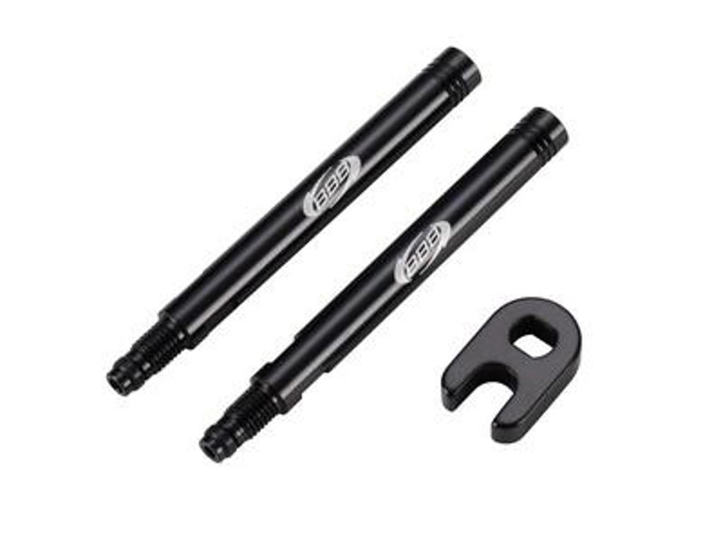 Bbb Bti-99 Ventilforlænger 50mm Mtb Road   Stk  Inkl  Nøgle Sort
