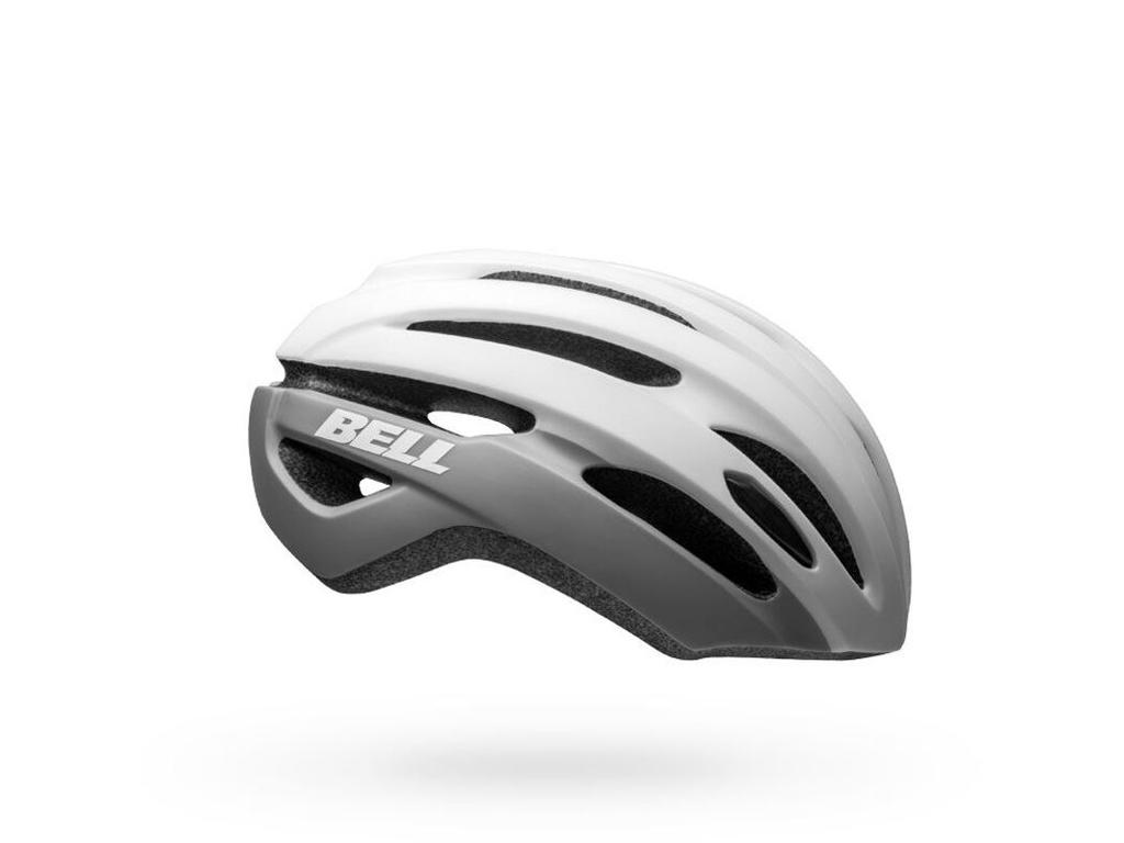 Bell Avenue Mips Cykelhjelm Road Str  53-60 Cm Mat Gloss Hvid Grå