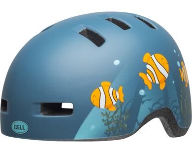 Bell Cykelhjelm Lil Ripper Baby Clown Fish Mat Gråblå Onesize   45-52 Cm