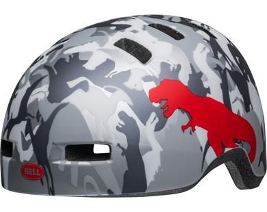 Bell Lil Ripper Cykelhjelm   Matt Grå Sølv Camos Child  48-55cm