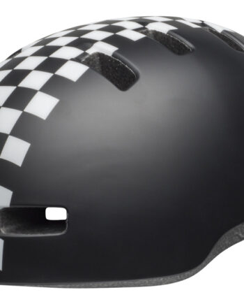 Bell Lil Ripper Cykelhjelm Str  48-55 Cm Checkers Mat Sort Hvid