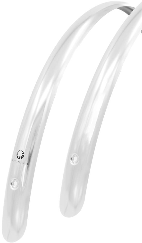Bike Attitude Skærmsæt 700x38-45mm Alu Poleret Sølv