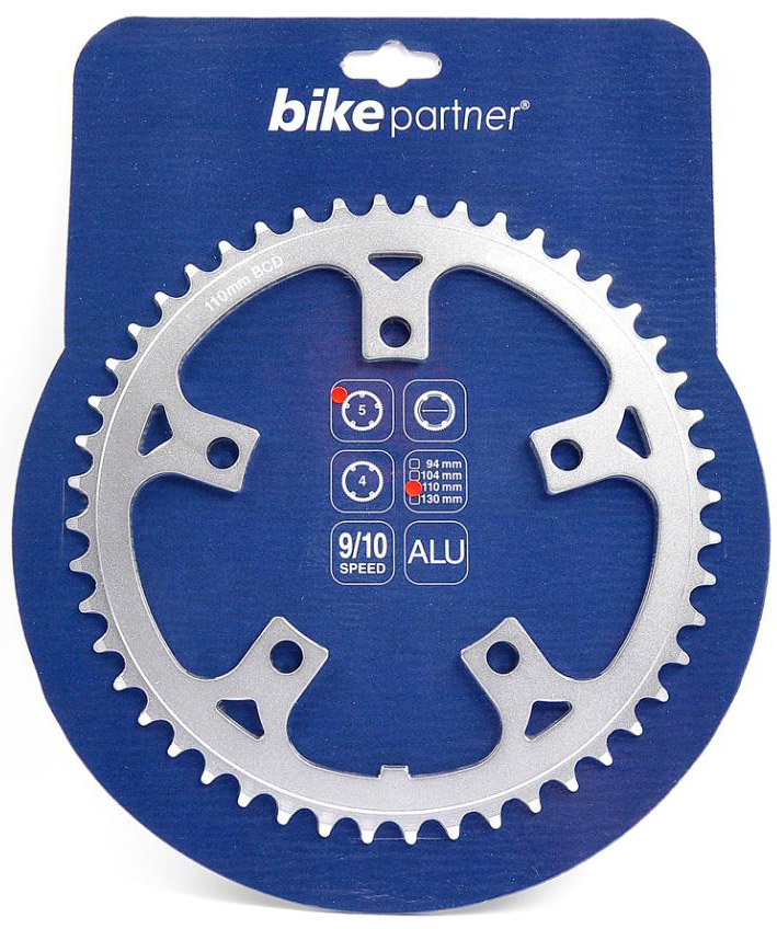 Bikepartner Driveline 46t Alu Klinge ø110 5huls   10 Speed
