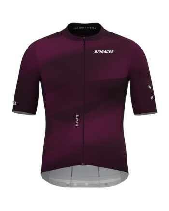 Bioracer Epic Elevate Jersey Cykeltrøje Korte ærmer Herre Burgundy Red Xs