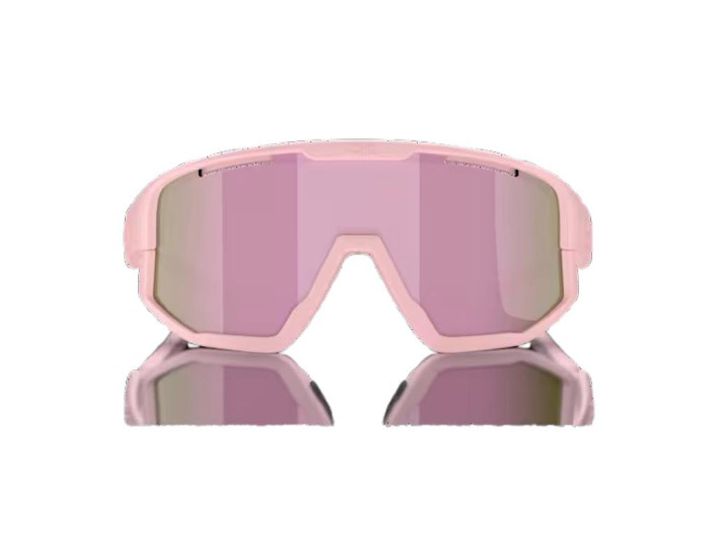 Bliz Fusion Cykelbriller Brown Rose Multicolour Lens Matt Powder Pink
