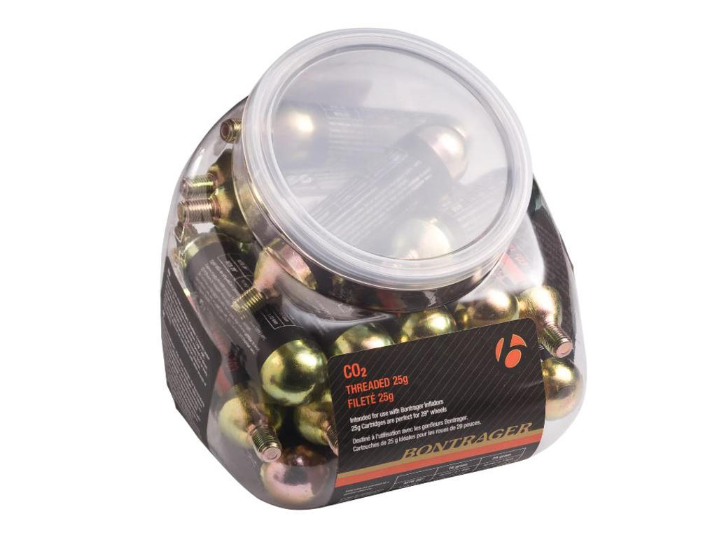 Bontrager Co2 20 Stk Co2 Patroner 25 Gram Med Gevind