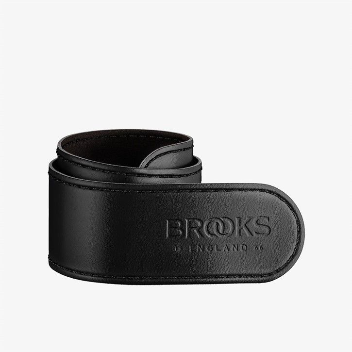 Brooks  Mat Læder Buksestrap Sort