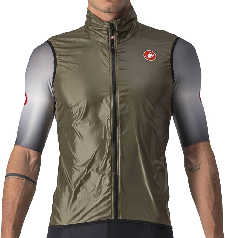 Castelli Aria Vest Grøn Brun