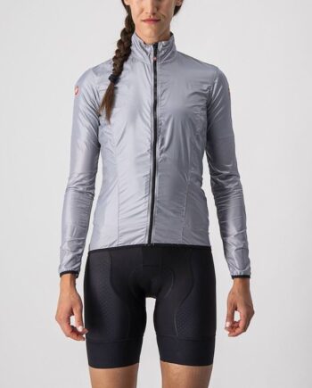 Castelli Aria Women   Shell Jacket Cykeljakke Dame Silver Gray
