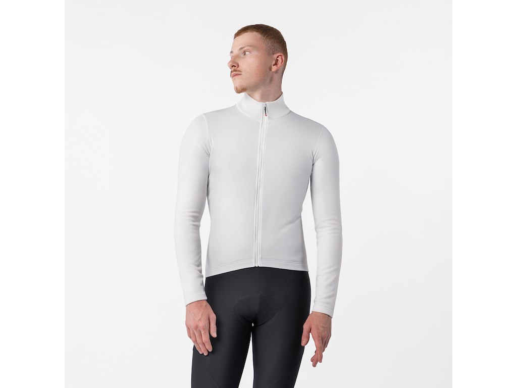 Castelli Competizione Thermal Ls Jersey Cykeltrøje Lange ærmer Herre Ivory Str
