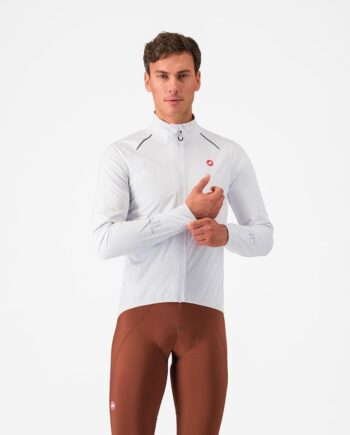 Castelli Emergency   Rain Jacket Cykeljakke Herre Hvid Str
