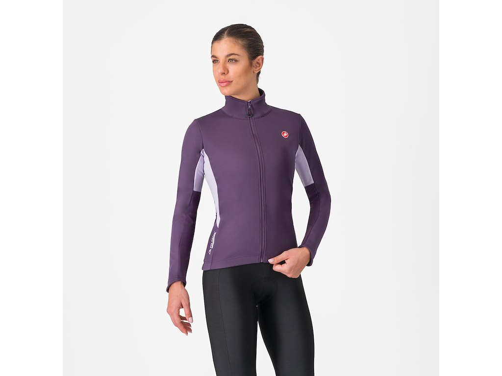Castelli Entrata Women Jacket Cykeljakke Dame Night Shade Purple Mist