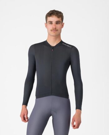 Castelli Espresso   Ls Jersey Cykeltrøje Lange ærmer Herre Sort