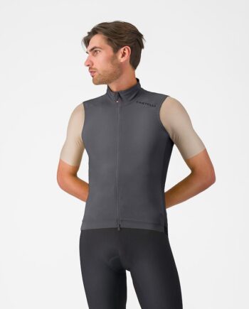 Castelli Espresso   Vest Cykelvest Herre Smoky Gray