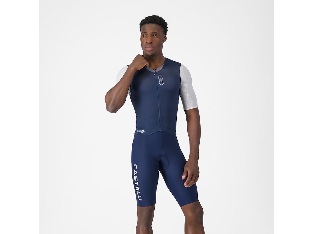 Castelli Saturday Morning Skinsuit Skinsuit Herre Belgian Blue White