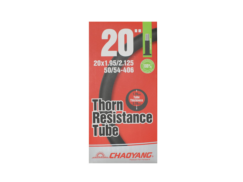 Chaoyang Slange 7mm Tyk 20 95- 125 Med 40mm Lang Autoventil