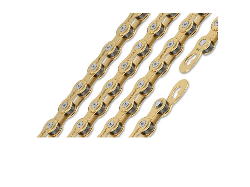 Connex Kæde 9sg Gold Til   Gear 114 Led Inklusiv Samleled