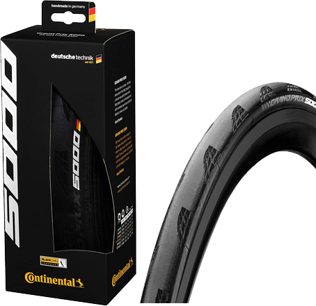 Continental Grand Prix 5000 Folding Racerdæk 650x25b 28b Sort