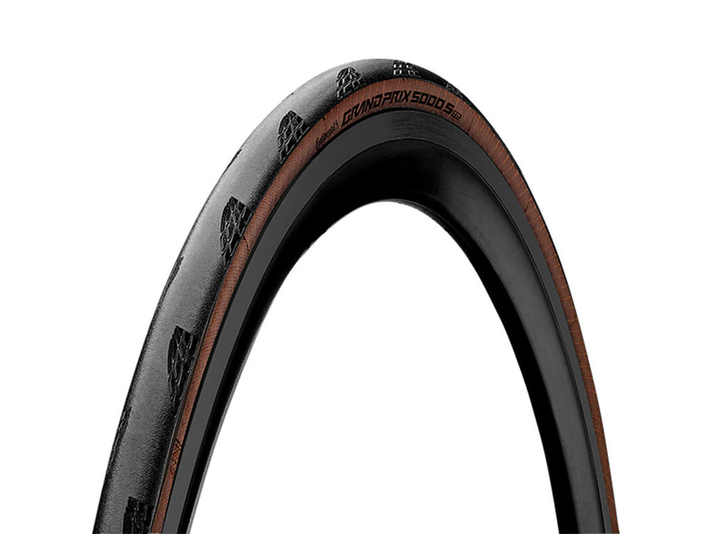 Continental Grand Prix 5000s Tr Tubeless Ready Foldedæk Road Sort Brun -700x30c  30-622