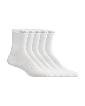 Craft Active High Sock  -pak- Cykelstrømper Hvid Str  43 45