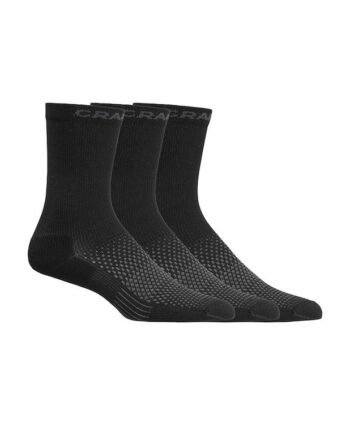 Craft Active High Sock  -pak- Cykelstrømper Sort Str  43 45