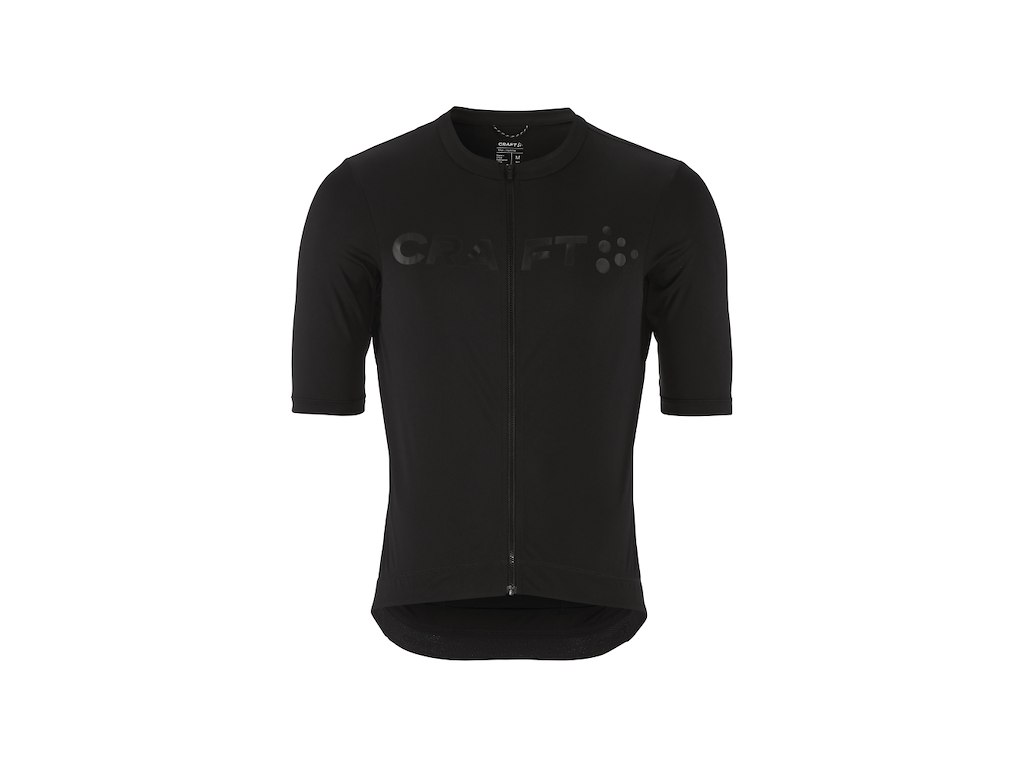 Craft Endur Logo Jersey Cykeltrøje Korte ærmer Herre Sort Str