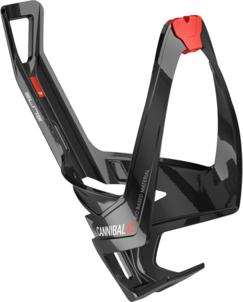 Elite Bottle Cage Cannibal Xc Bio Based Dunkholder Black Red
