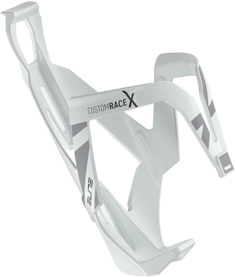 Elite Bottle Cage Custom Race   White Glossy
