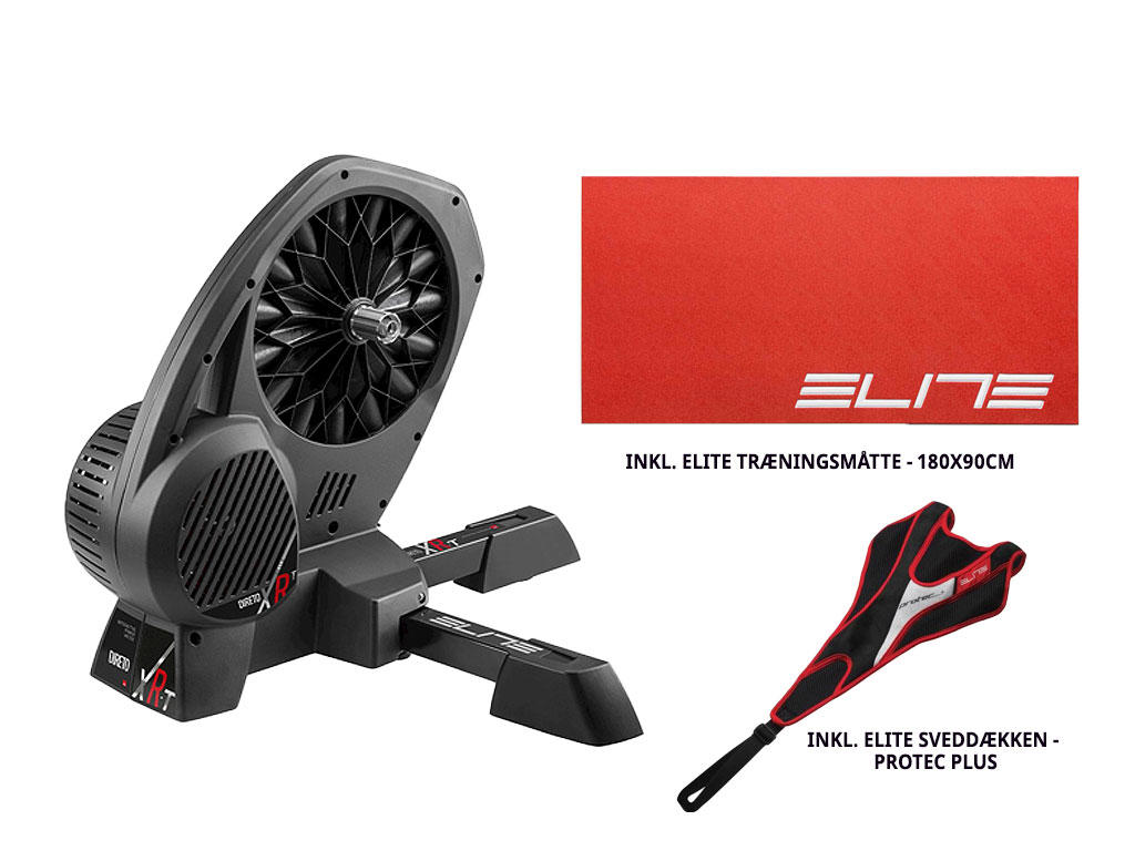 Elite Direto Xr- Interaktiv Hometrainer Inklusiv Måtte Sveddækken Bundle