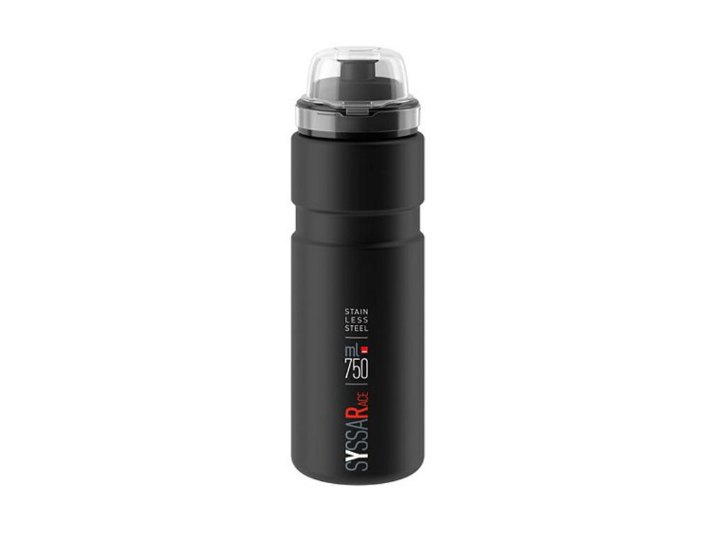 Elite Syssa Race Drikkeflaske   Rustfrit Stål 750 Ml Mat Sort