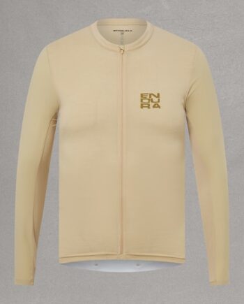 Endura Alltrack Ride Jersey Lange ærmer Herre Beige Str