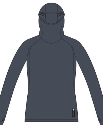 Endura Alltrack Roam Scuba Hoddie Dame Carbon Grey Str