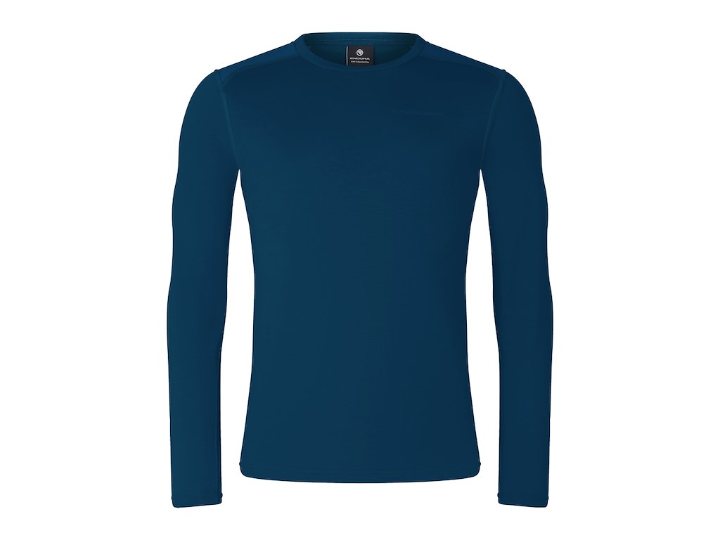 Endura Loop Tech Teeâ - Cykeltrøje Lange ærmer Barra Blue