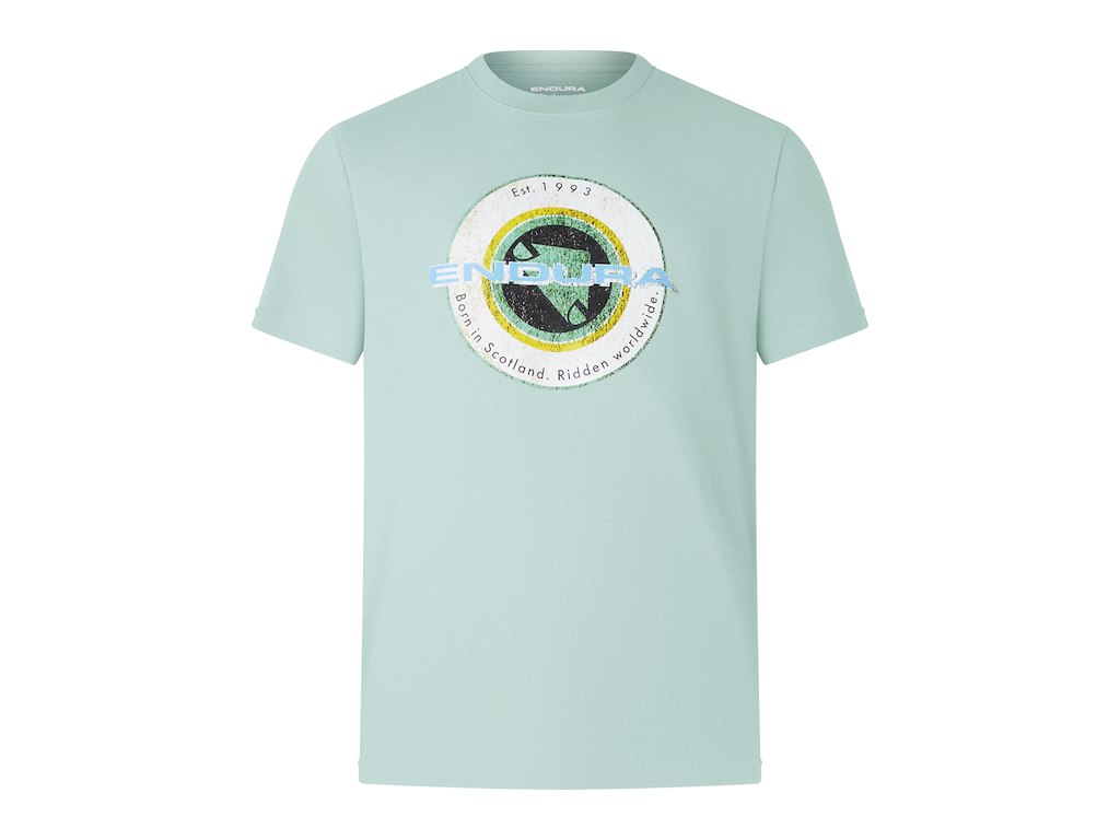 Endura Ltd Graphic Tee Heritage Icon  -shirt Sage Green