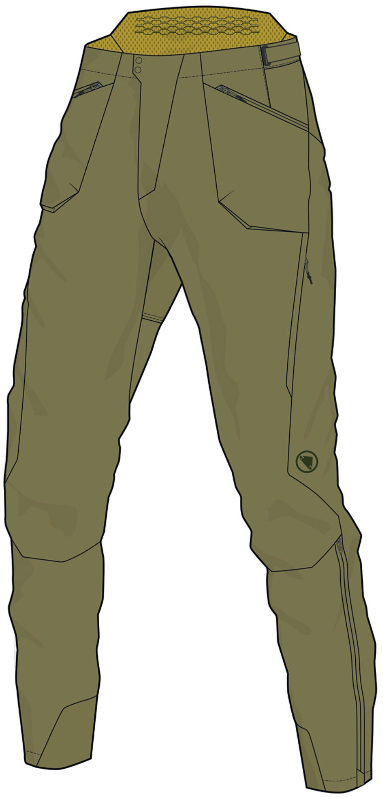 Endura Mt500 Spray Trouser Tweed Green