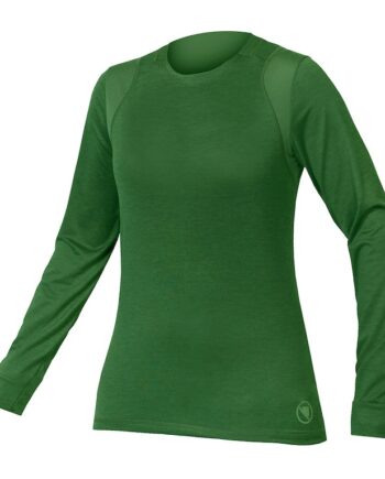 Endura Singletrack Jersey Cykeltrøje Korte ærmer Tender Green Kvinde