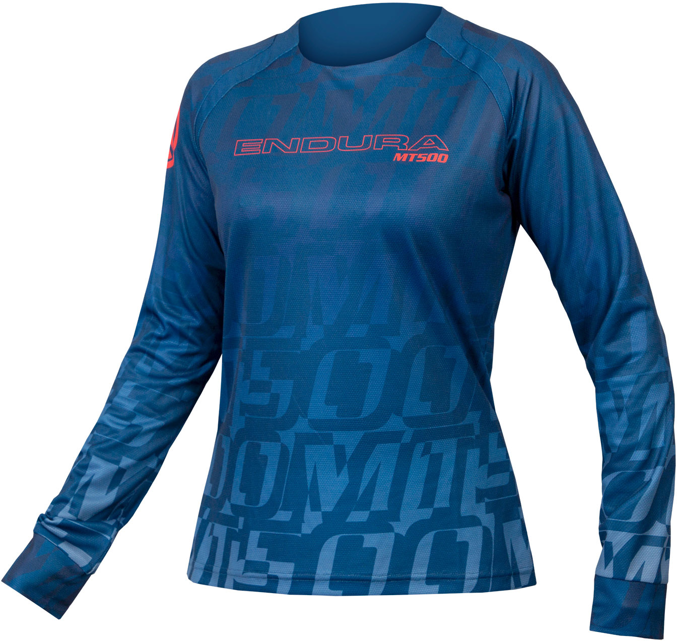 Endura Women X27   Mt500     Print Tee Ltd Blå