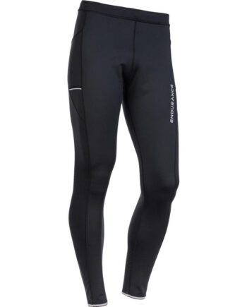 Endurance Energy Windblock Løbetights Herre Black  Str