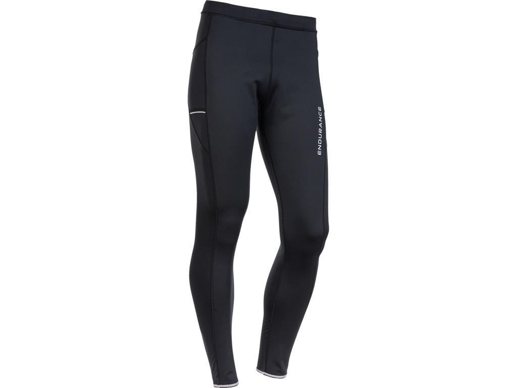 Endurance Energy Windblock Løbetights Herre Black Str