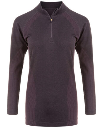Endurance Halen Seamless Midlayer Dame Black Bean  Str  Xxs Xs