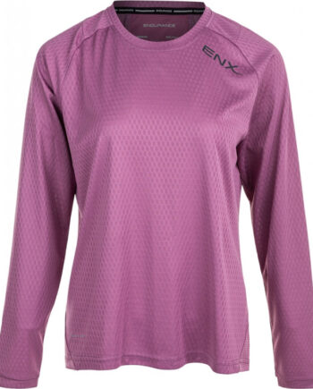 Endurance Jannie Cykel Mtb Trøje    Lange ærmer Dame Argyle Purple  Str  44