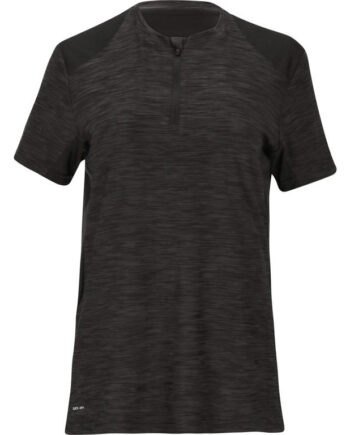 Endurance Marimba Cykel Mtb   Shirt Kort ærmet Dame Sort Melange 40