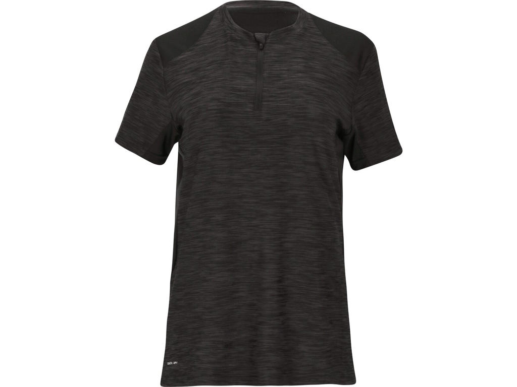Endurance Marimba Cykel Mtb Shirt Kort ærmet Dame Sort Melange 40
